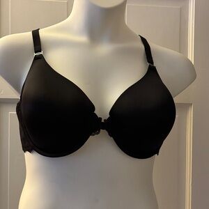 Maidenform Classic Black FRONT HOOK BRA 40DD
